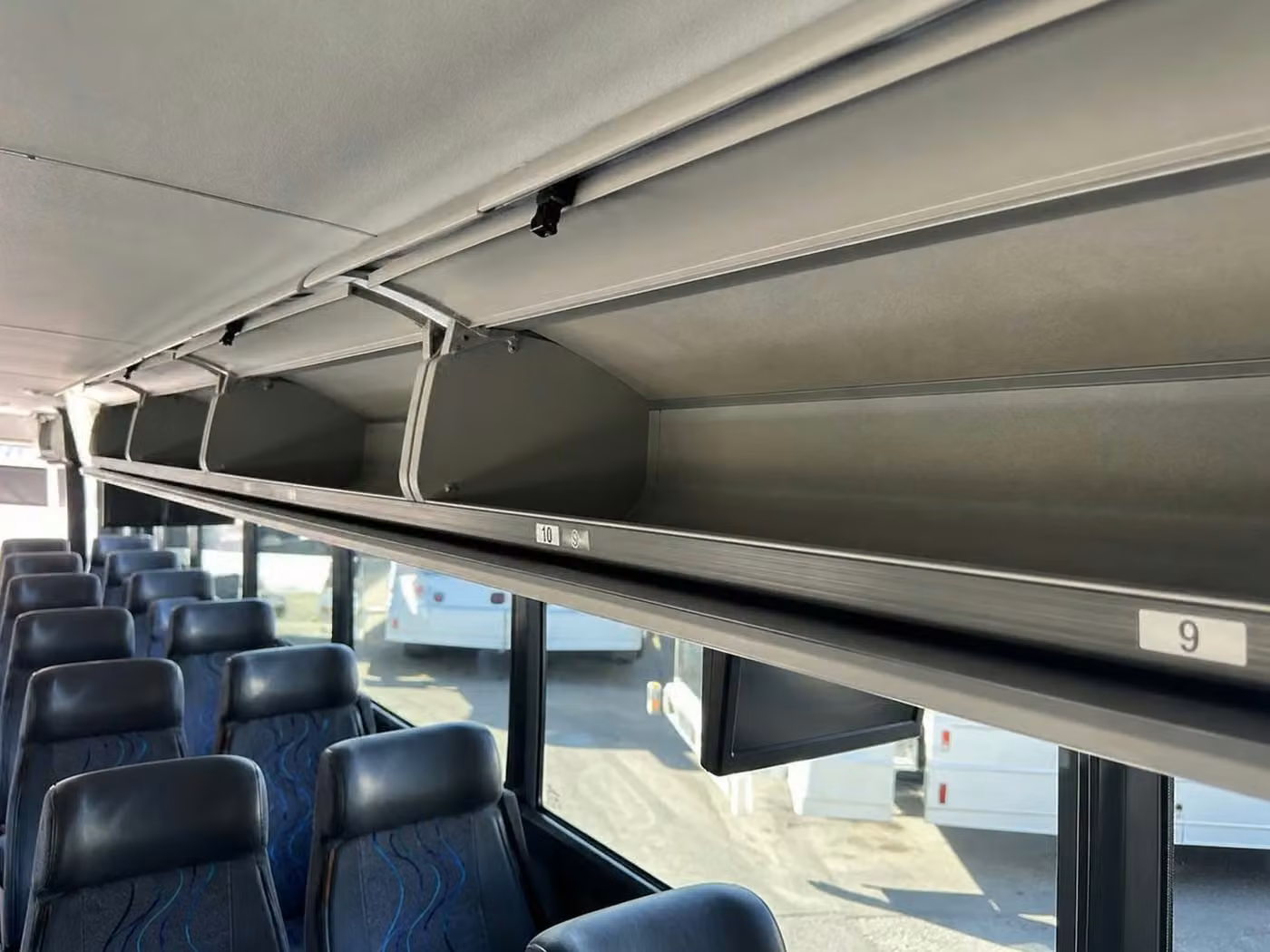 laguna hills 18 passenger minibus overhead storage