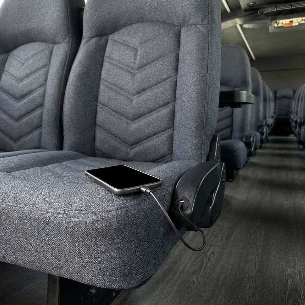 laguna hills 25 passenger minibus usb charging
