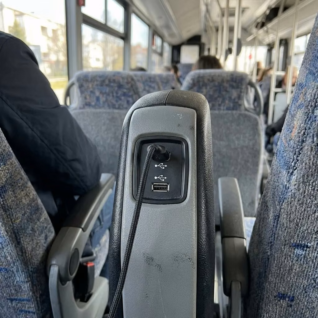 laguna hills 30 passenger minibus usb charging