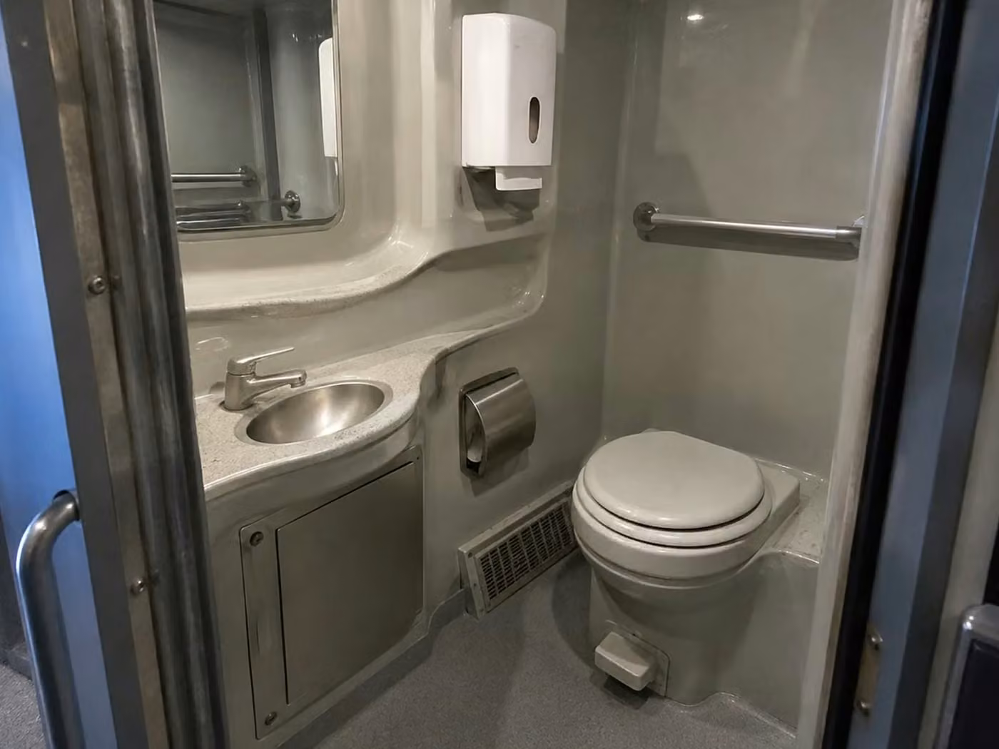 laguna hills 56 passenger charter bus onboard restroom