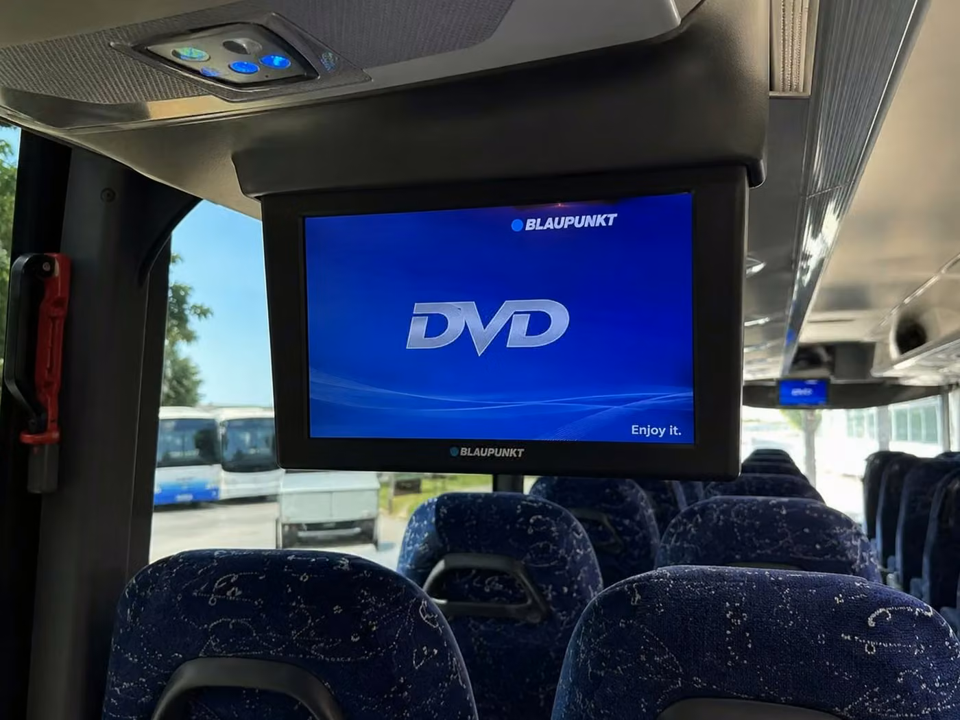 laguna hills 56 passenger charter bus tvs