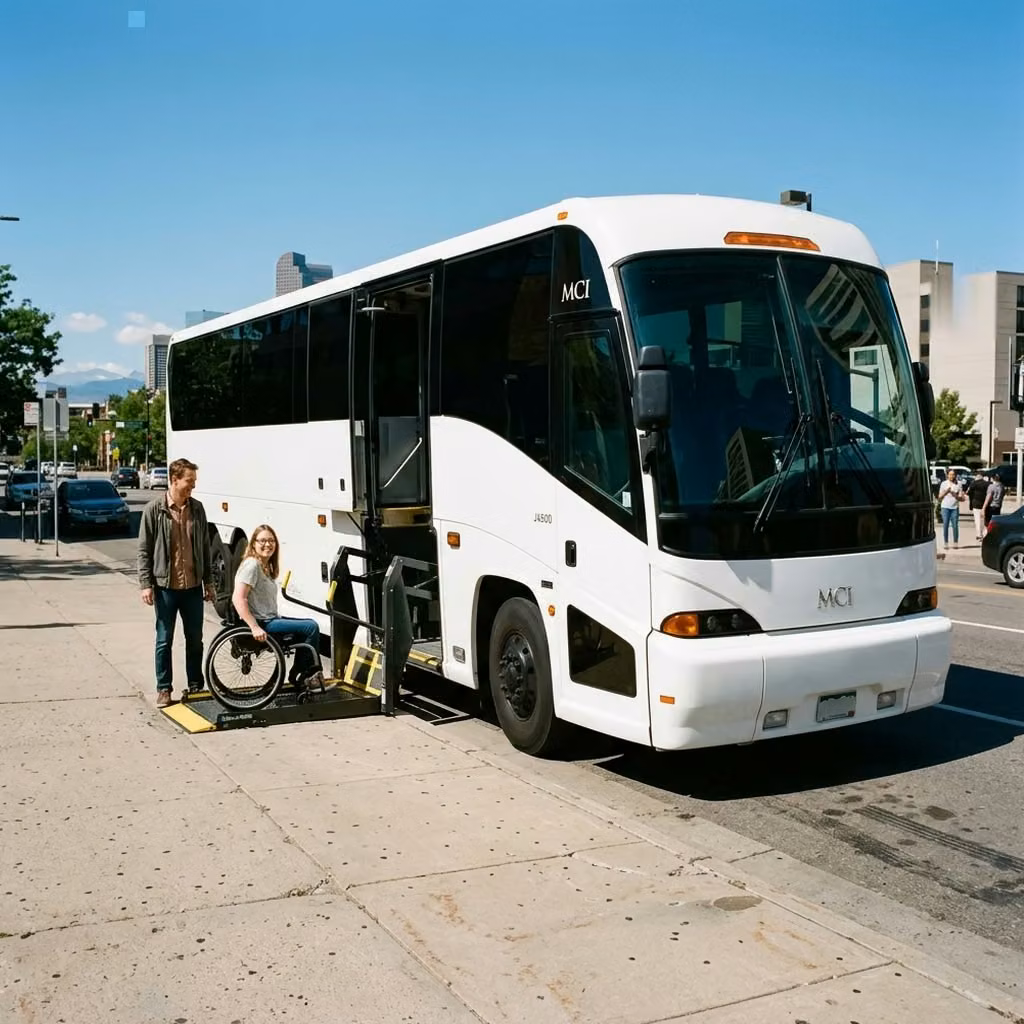 laguna hills 56 passenger charter bus wheelchair lift