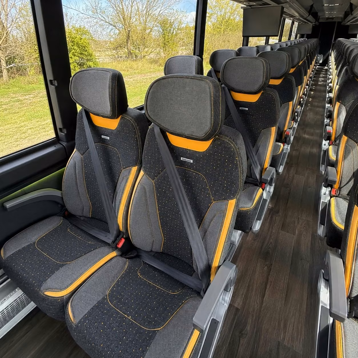 laguna hills charter bus interior 2