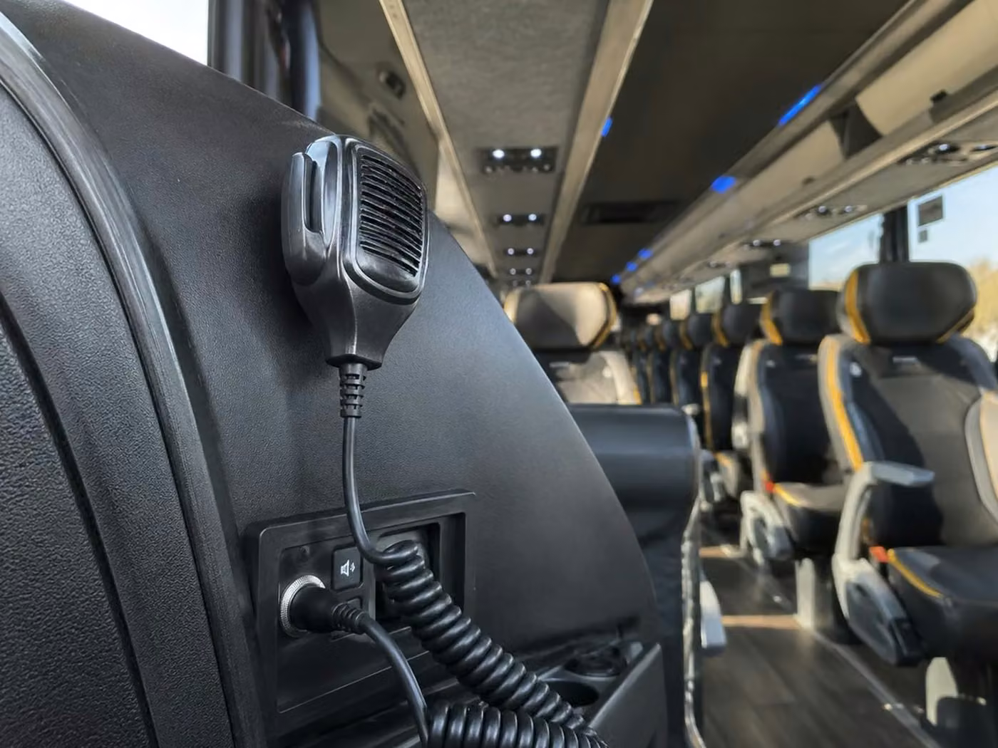 laguna hills charter bus pa system