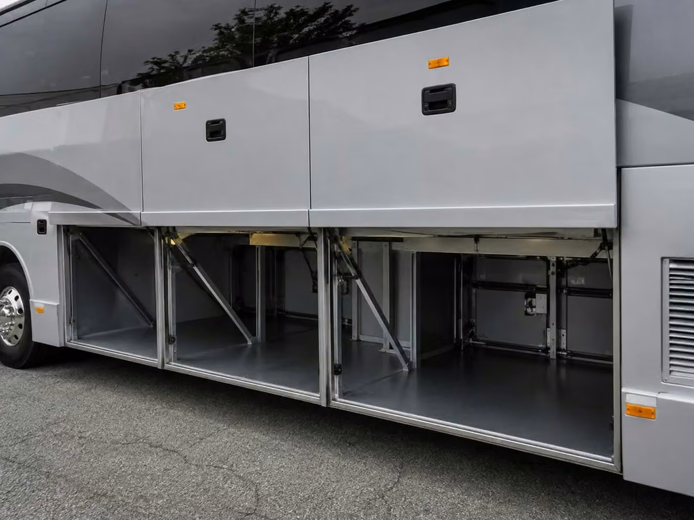 laguna hills charter bus under bus storage