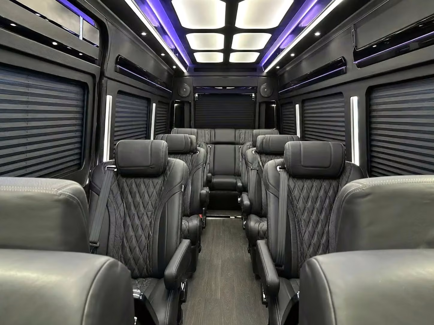 laguna hills sprinter van rental with driver reclining seats