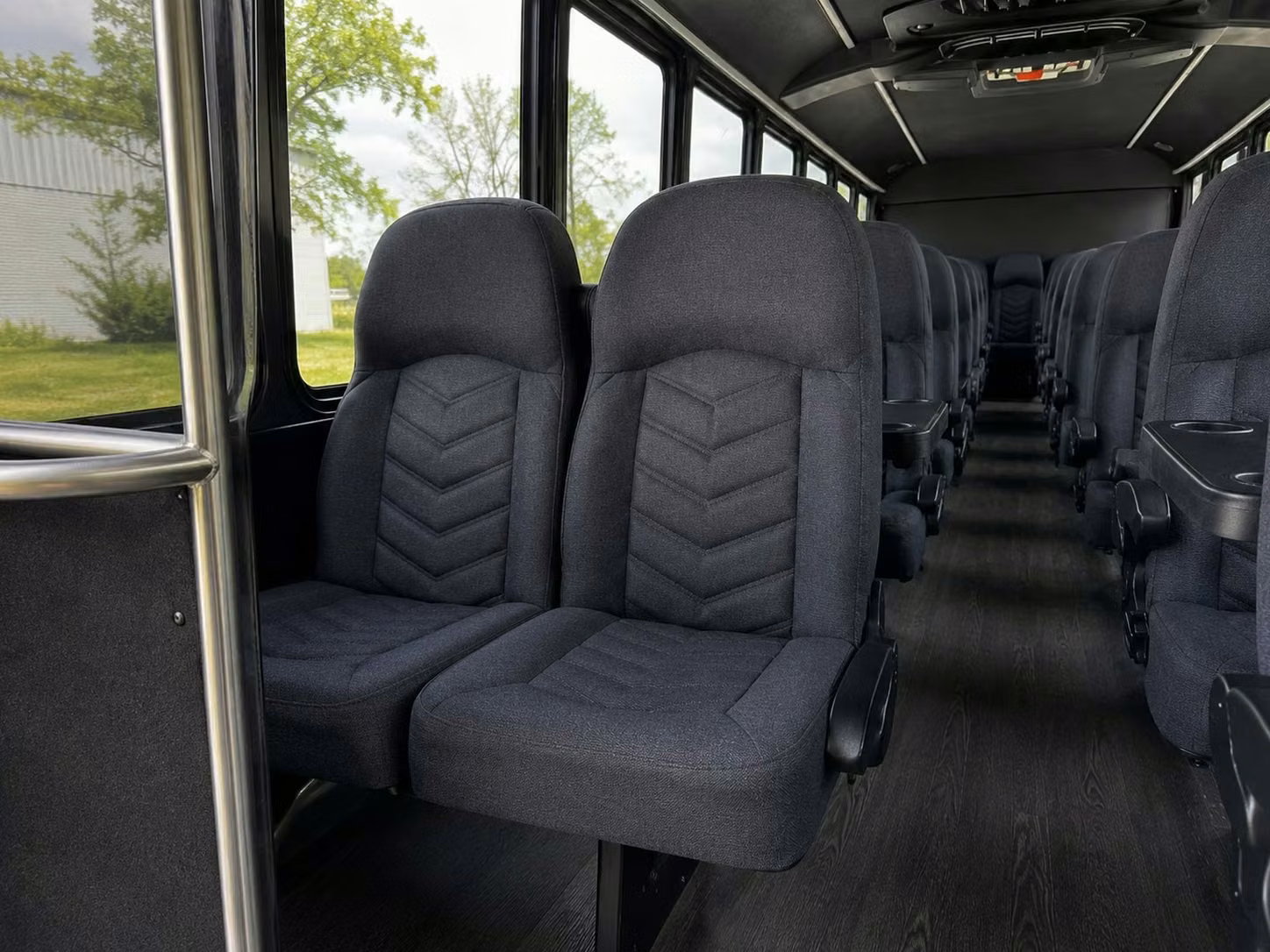 25 passenger minibus interior