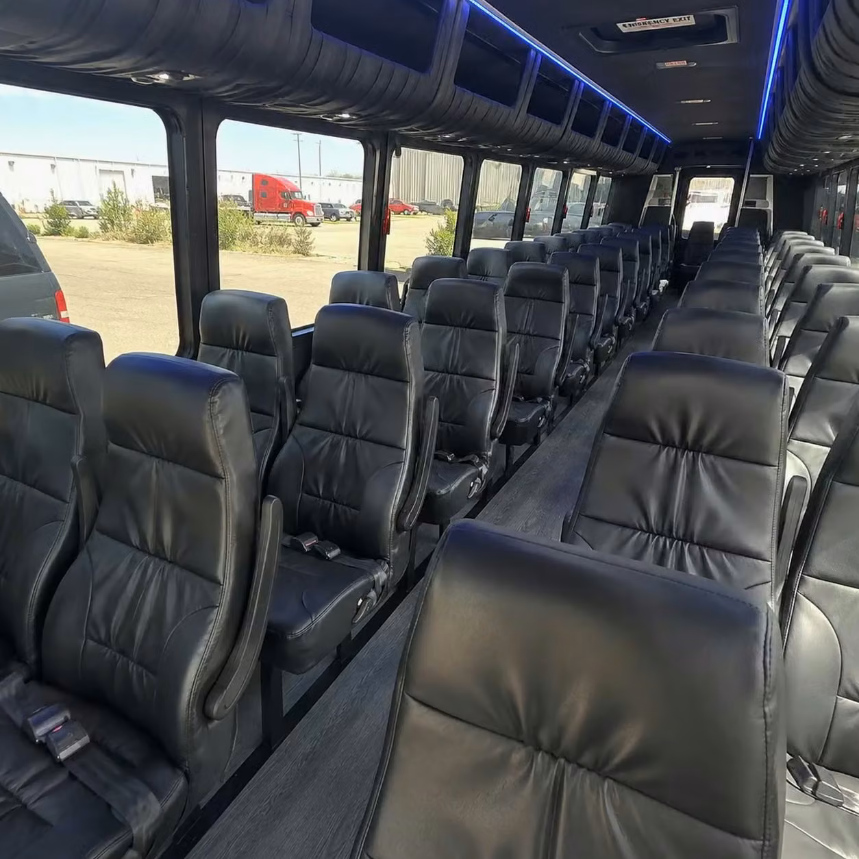35 passenger minibus inside