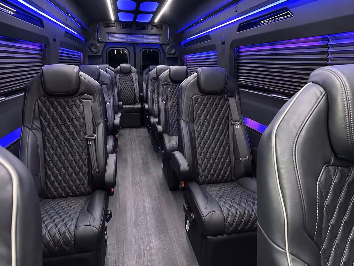 sprinter van with driver interior